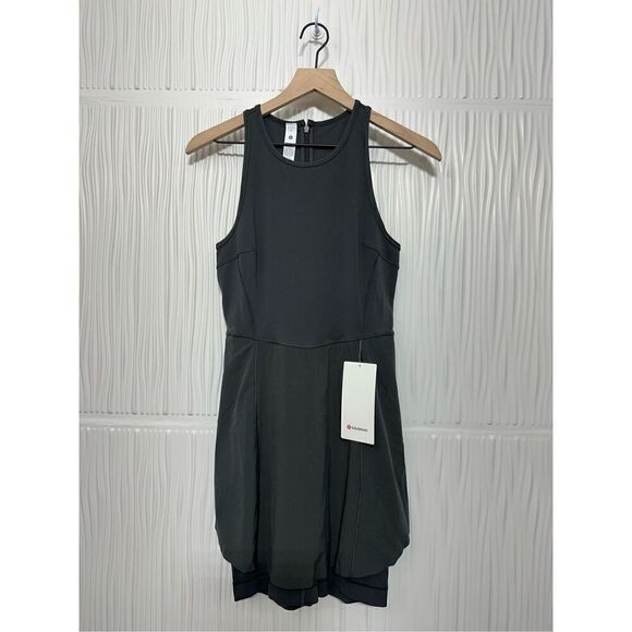 NWT Lululemon Nulux Running Dress 8" Graphite Grey - Picture 7 of 16
